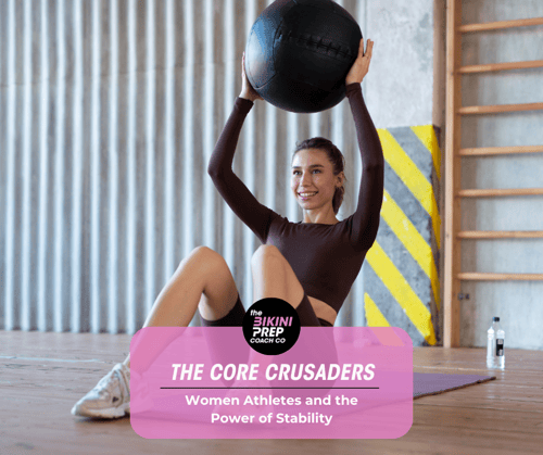 Woman athlete engaged in core stability exercise for better performance and fitness.